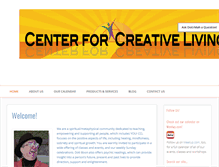 Tablet Screenshot of centerforcreativeliving-ucm.com